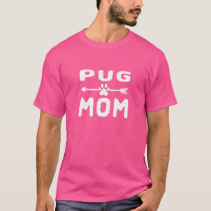 Pug Mum Dutch Bulldog Dog Pug Owner Pets Mother's T-Shirt