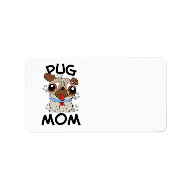 Pug Mum Label (Front)