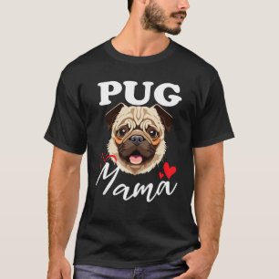 Pug mum loves his dog  animal T-Shirt