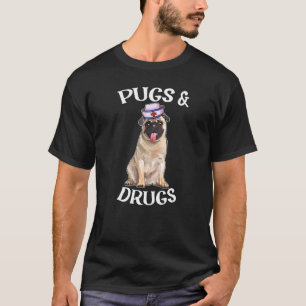 Pug Mum Pug Dog Mama Proud Nurse Life Nursing Pugs T-Shirt