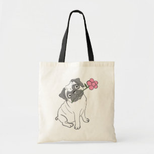 Pug Mum Puppy Dog Dad Puppies Dogs Rescue Shelter Tote Bag