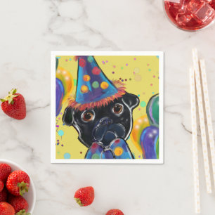 Pug napkin