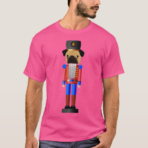 Pug Nutcracker Pets Soldier Dogs Lover Gift T-Shirt