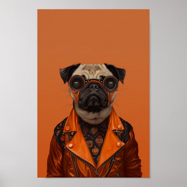 Pug of the Night Poster (Front)