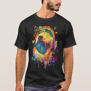 Pug on the Rug Dutch Bulldog Humour Pug Owner T-Shirt