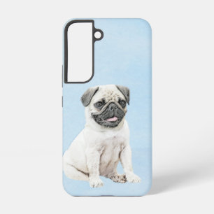 Pug Painting - Cute Original Dog Art Samsung Galaxy Case