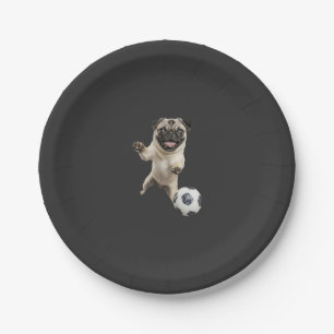 Pug paper plate
