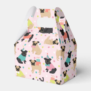 Pug Party Favour Box