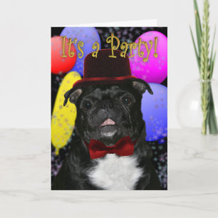 Pug party invitation