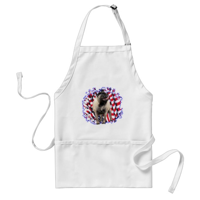 Pug Patriot Standard Apron (Front)