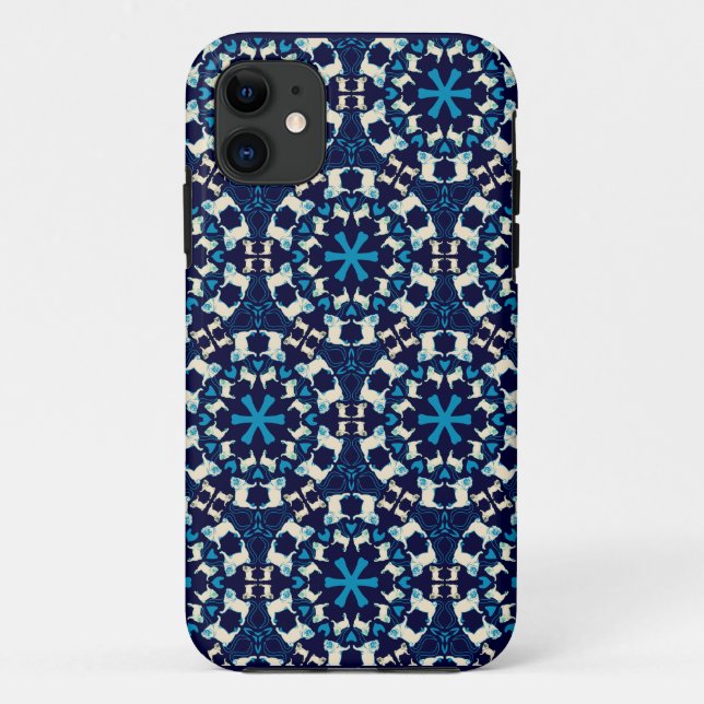 Pug Pattern Case (Back)