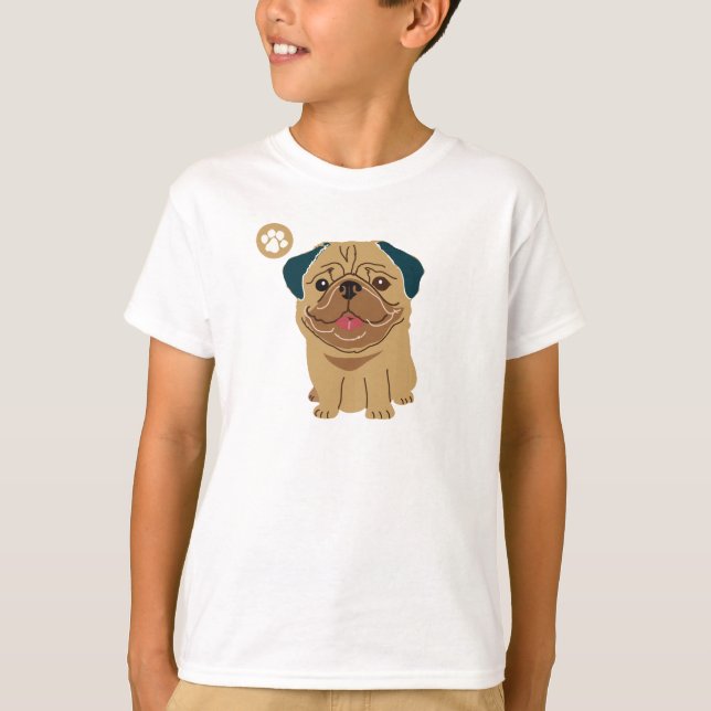Pug Paw T-Shirt (Front)