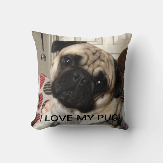 Pug Pillow (Front)