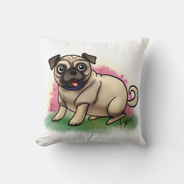 Pug Pillow (Front)