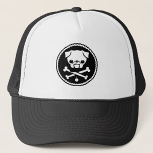 Pug Pirate Trucker Hat