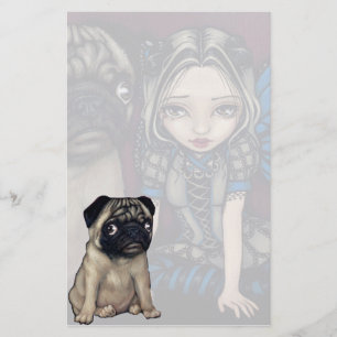 "Pug Pixie" Stationery