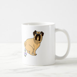 Pug Pooping Cupcakes Mug