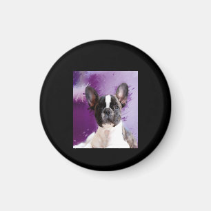 Pug Portrait Art Cute Pug Magnet