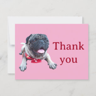 pug postcard