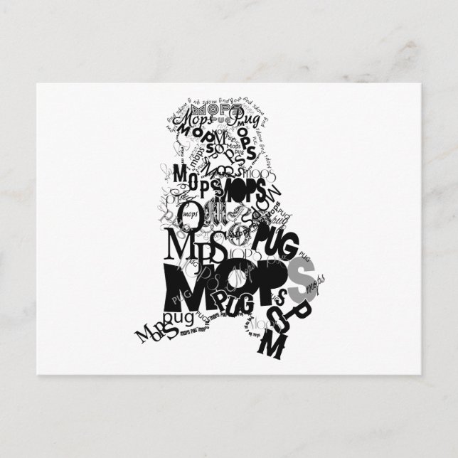 Pug Postcard (Front)