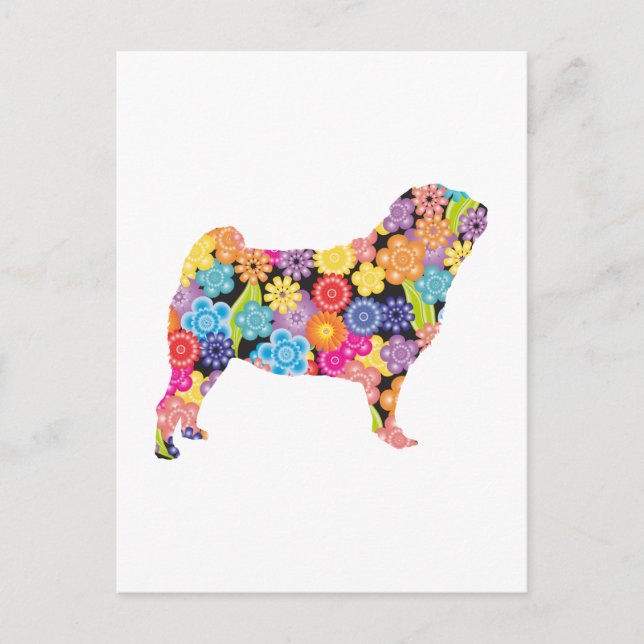 Pug Postcard (Front)