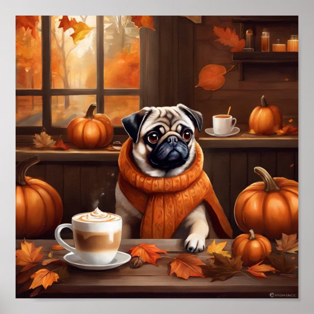 Pug-Poster Poster (Front)