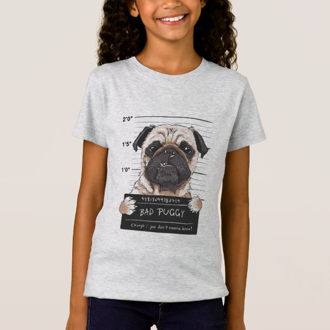 Pug Prisoner T-Shirt (Front)