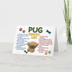 Pug Property Laws 4 Card