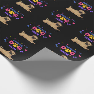Pug Proud Dog Mum Wrapping Paper