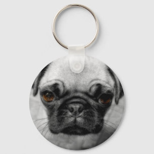 Pug Pup Key Ring