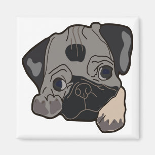PUG PUPPY DOG MAGNET