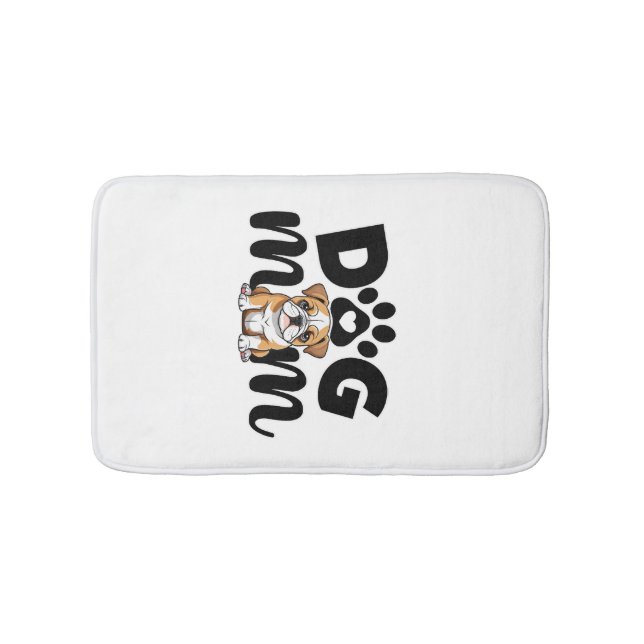 Pug Puppy Dog Mum Dog Lover Bath Mat (Front)