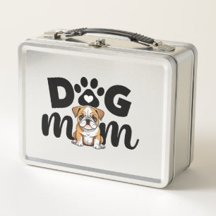 Pug Puppy Dog Mum Dog Lover Metal Lunch Box