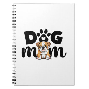 Pug Puppy Dog Mum Dog Lover Notebook