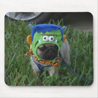 Pug Puppy Frankenpug Mouse Mat
