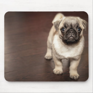 Pug Puppy Mouse Mat