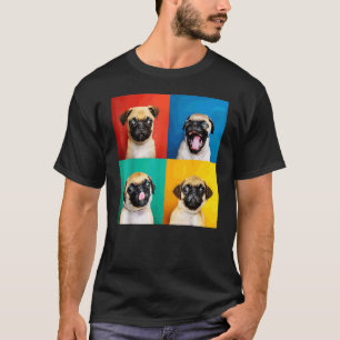 Pug Puppy Portrait Photos Carlino For Dog T-Shirt