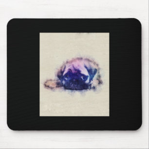 Pug Puppy Sketch Pug Dog Lovers Gift Mouse Mat