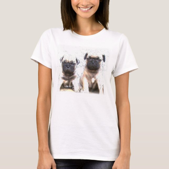 Pug puppy t-shirt (Front)