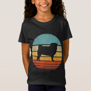 Pug Retro Vintage 60s 70s Sunset Dog Lovers Men Wo T-Shirt
