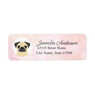 Pug Return Address Labels