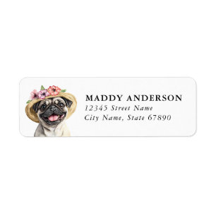 Pug Return Address Labels