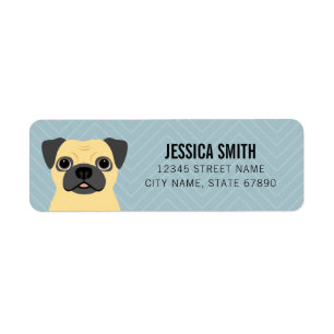 Pug Return Address Labels
