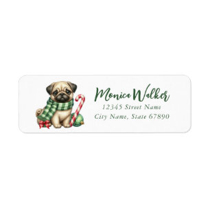 Pug Return Address Labels