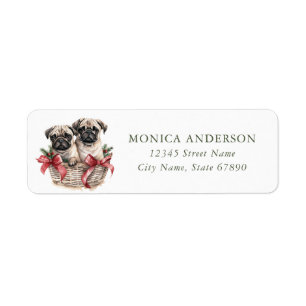 Pug Return Address Labels