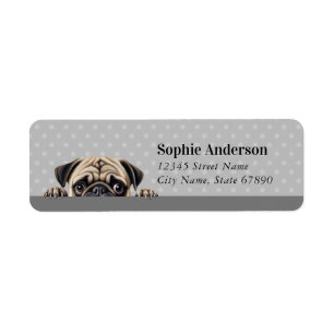 Pug Return Address Labels