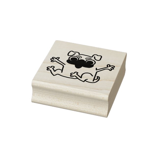 Pug Rubber Stamp (Stamp)