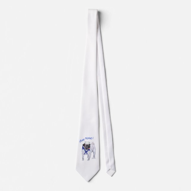 Pug Sailor Tie (Front)