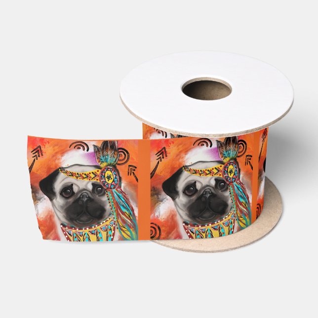  PUG SATIN RIBBON (Spool)