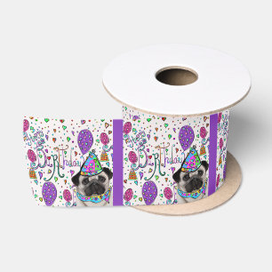PUG SATIN RIBBON